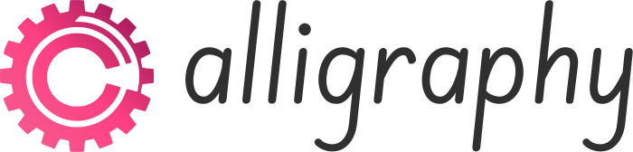 Calligraphy logo design